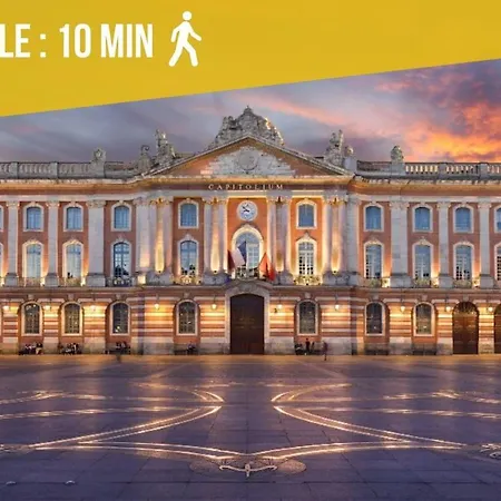Cosy - Capitole 10min - Metro & Gare A Pied Апартаменты Тулуза